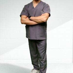 V-Neck Half Sleeve Scrub For Men