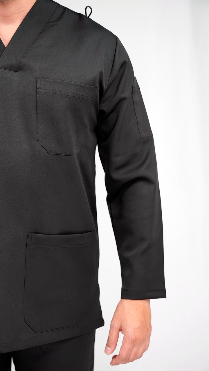 V-Neck Full Sleeve Scrub For Men - الصورة 7