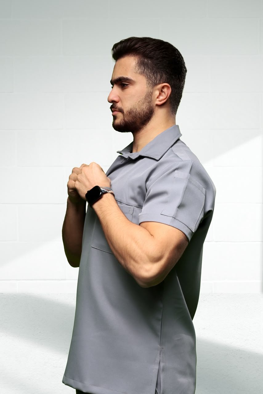 Polo Half Sleeve Scrub For Men - Image 3