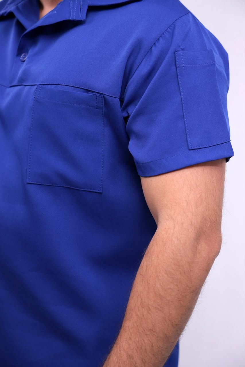 Polo Half Sleeve Scrub For Men - Image 6