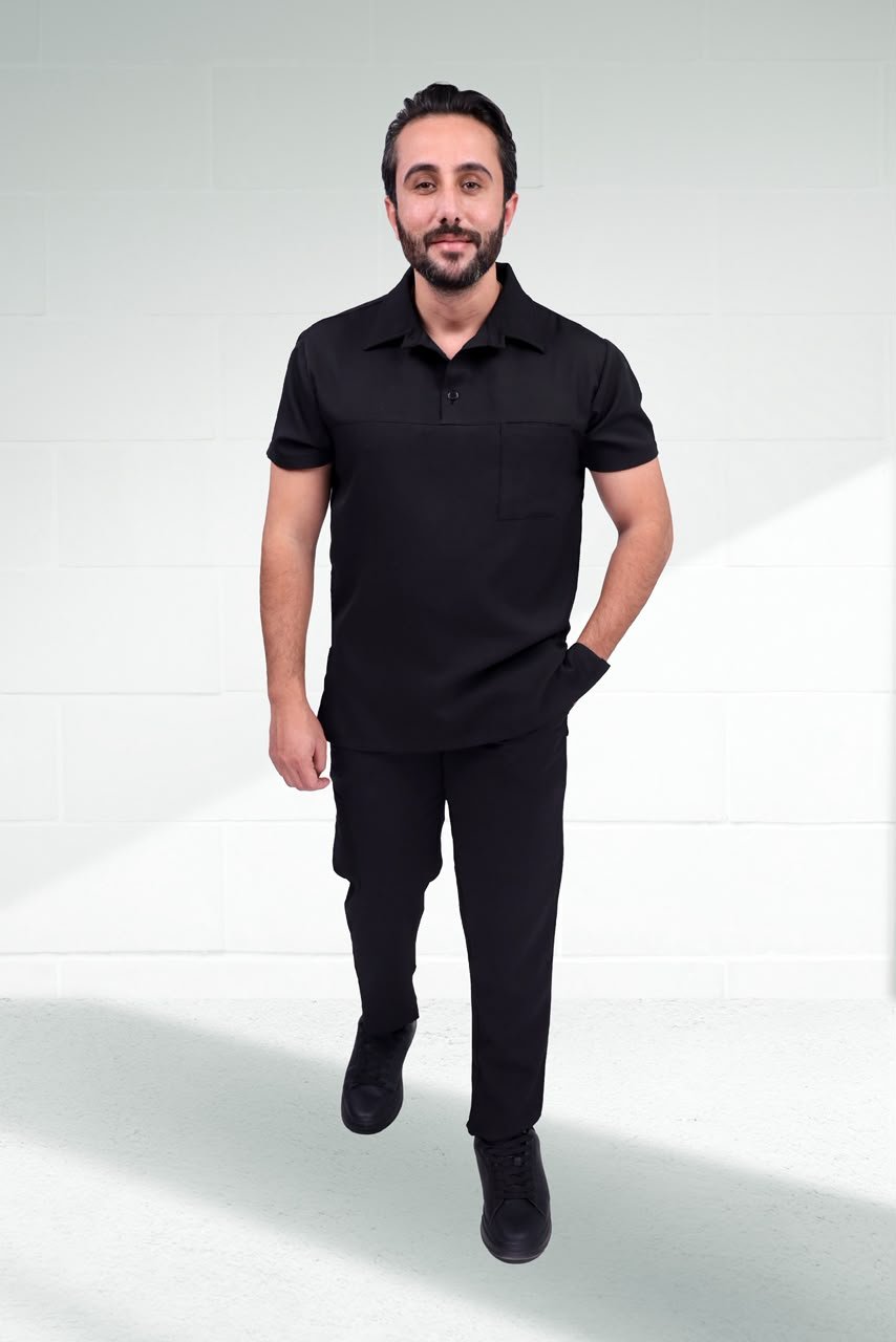 Polo Half Sleeve Scrub For Men - Image 14